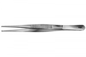 Пинцет Tissue forceps 1х2 180mm