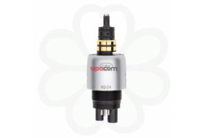 RotoQuick-24 - быстросъемный переходник для турбинных наконечников с фиброоптикой (для 4-канального соединения MidWest)