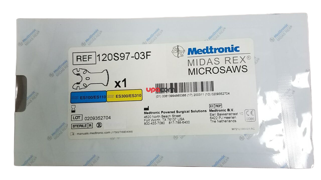 Сагиттальное осцилляторное лезвие 120S97-03F для микропил Medtronic